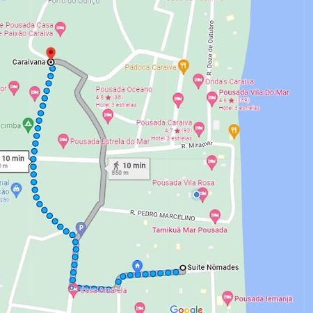 Suites Nomades - 30M Da Praia De Caraiva - Ba Eksteriør billede